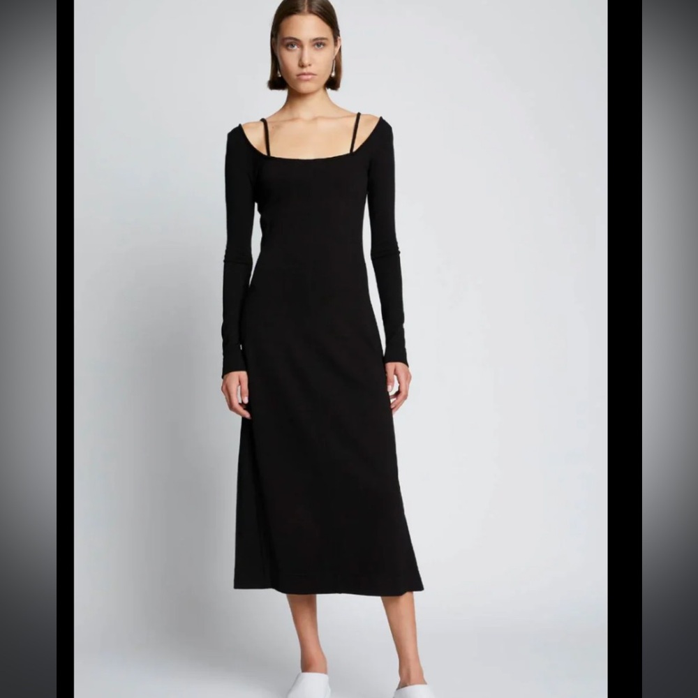 Proenza Schouler White Label Square Neck Dress XS